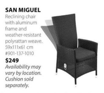 JYSK SAN MIGUEL Reclining chair offer