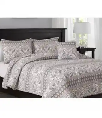 Beddington's Lauren taylor cairo quilt set grey offer