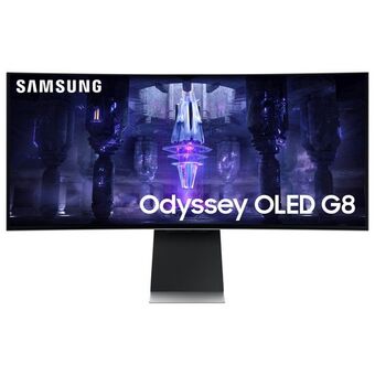 Best Buy Samsung odyssey g8 34 wqhd 175hz 0.1ms gtg curved oled gaming monitor (ls34bg850snxza) -exclusive retail partner offer