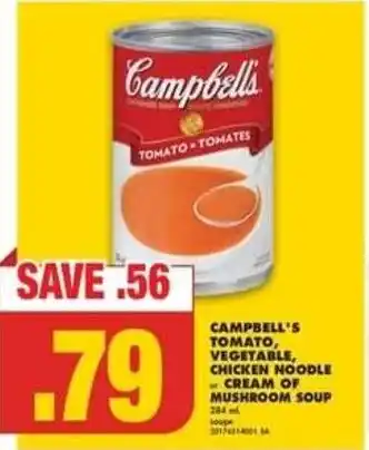 No Frills CAMPBELL'S TOMATO offer