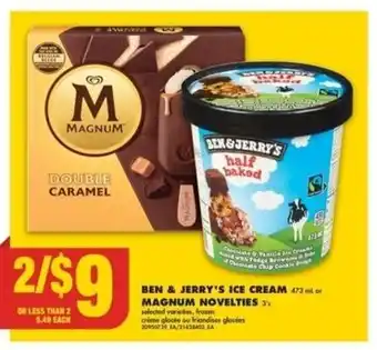 No Frills BEN & JERRY'S ICE CREAM 473 ml offer