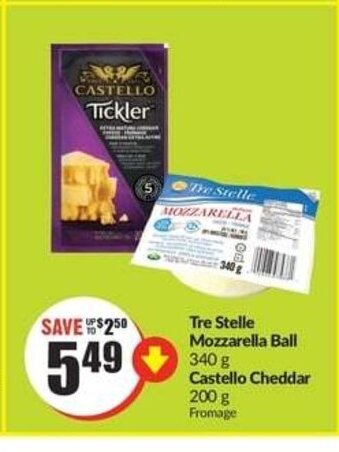 Tre Stelle MOZZARELLA ball 340g