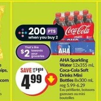 FreshCo AHA Sparkling Water 12x355 mL offer