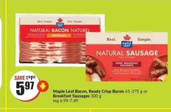 FreshCo Maple Leaf Bacon offer