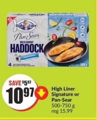 FreshCo High Liner Signature or Pan-Sear offer