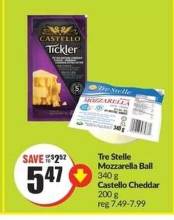 FreshCo Tre Stelle Mozzarella Ball 340 g offer