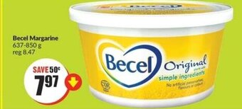 FreshCo Becel Margarine 637-850 g offer