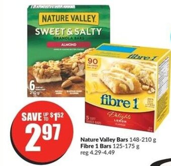 FreshCo Nature Valley Bars 148-210 g offer