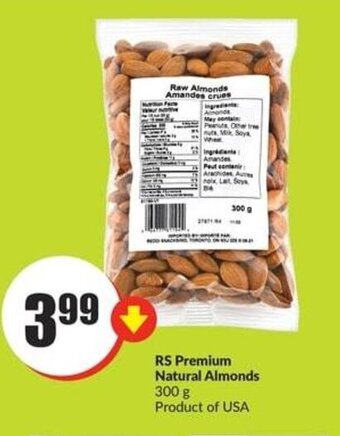 FreshCo RS Premium Natural Almonds 300 g offer