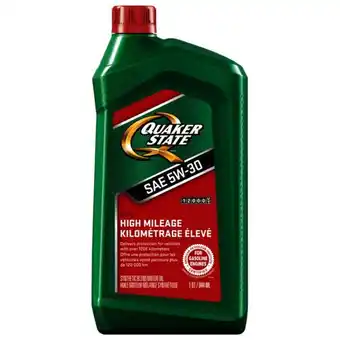PartSource Quaker state high mileage 5w30 synthetic-blend engine/motor oil, 946-ml offer