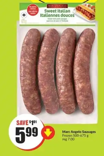 FreshCo Marc Angelo Sausages offer