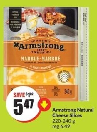FreshCo Armstrong Natural Cheese Slices offer