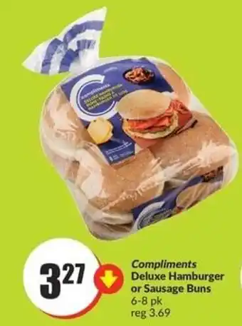 FreshCo Compliments Deluxe Hamburger or Sausage Buns offer