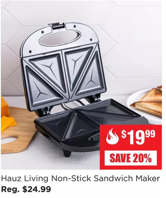 Kitchen Stuff Plus Hauz living non-stick sandwich maker offer