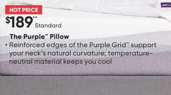 Sleep Country The purple pillow offer