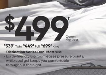 Sleep Country Distinction series dani mattress offer