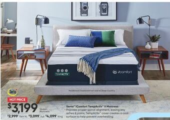 Sleep Country Serta® icomfort tempactiv™ ii mattress offer