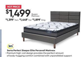 Sleep Country Serta perfect sleeper elite percevall mattress offer