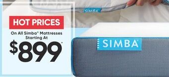 Sleep Country Simba® mattresses offer
