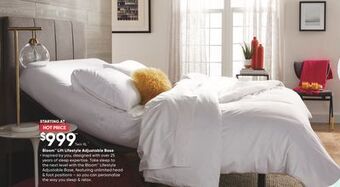 Sleep Country Bloom lift lifestyle adjustable base offer