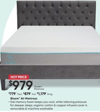 Sleep Country Bloom air mattress offer