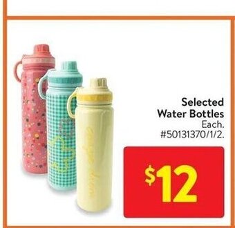 Walmart Selected Water Bottles offer