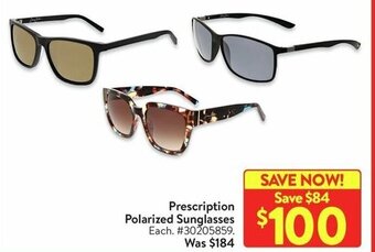 Walmart Prescription Polarized Sunglasses offer