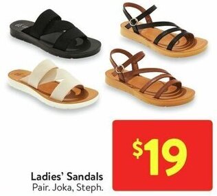Walmart Ladies' Sandals offer