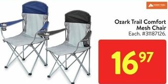Walmart Ozark Trail Comfort Mesh Chair offer