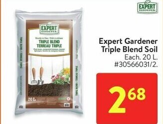 Walmart Expert Gardener Triple Blend Soil offer