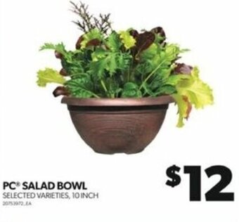 Real Canadian Superstore PC SALAD BOWL offer
