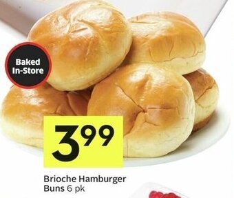 IGA Brioche Hamburger Buns 6 pk offer
