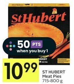 IGA ST HUBERT Meat Pies 715-800 g offer
