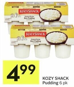 IGA KOZY SHACK Pudding 6 pk offer