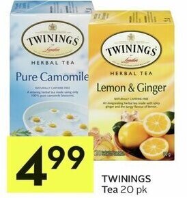 IGA TWININGS Tea 20 pk offer