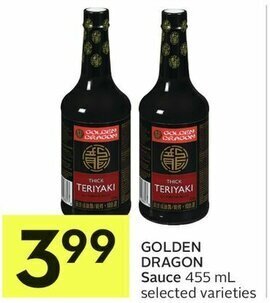 IGA GOLDEN DRAGON Sauce 455 mL offer