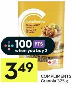 IGA COMPLIMENTS Granola 325 g offer