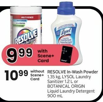 IGA RESOLVE In-Wash Powder 1.35 kg, offer