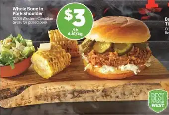Calgary Co-op Whole Bone In Pork Shoulder offer