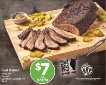 Calgary Co-op Beef Brisket offer