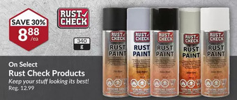 Princess Auto Rust check products offer