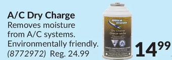 Princess Auto Ultra cool a/c dry charge offer