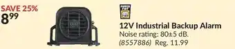 Princess Auto Power fist 12v industrial backup alarm offer