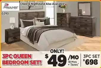 Surplus Furniture Montana 3pc queen bedroom set offer