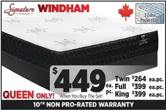 Surplus Furniture Windham twin mattress set offer