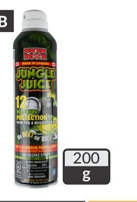 Princess Auto Jungle juice deet-free insect repellent spray offer