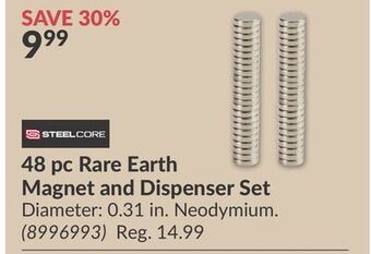 Princess Auto 48 pc rare earth magnet and dispenser set offer