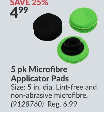 Princess Auto 5 pk microfibre applicator pads offer