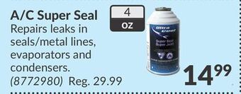 Princess Auto A/c super seal offer