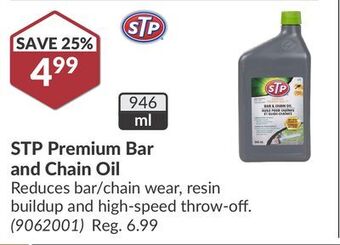 Princess Auto Premium bar and chain oil offer